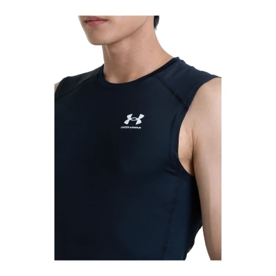 Under Armour UA HG Armour Comp SL-BLK pánské kompresní tílko