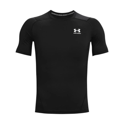 Under Armour UA HG Armour Comp SS-BLK pánské kompresní tričko