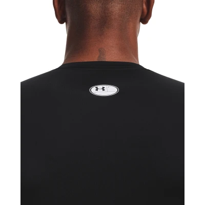 Under Armour UA HG Armour Comp SS-BLK pánské kompresní tričko