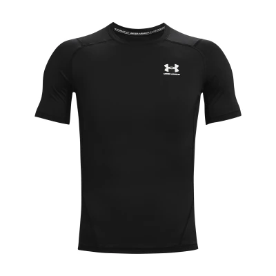 Under Armour UA HG Armour Comp SS-BLK pánské kompresní tričko