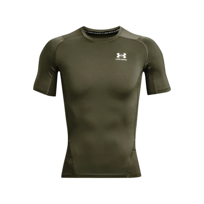 Under Armour UA HG Armour Comp SS-GRN pánské kompresní tričko