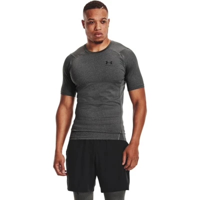 Under Armour UA HG Armour Comp SS-GRY pánské kompresní tričko