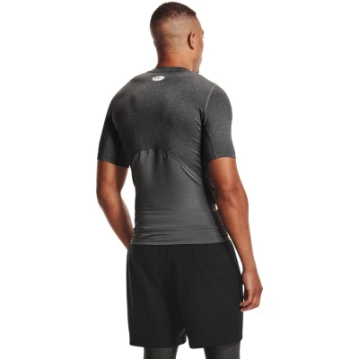 Under Armour UA HG Armour Comp SS-GRY pánské kompresní tričko