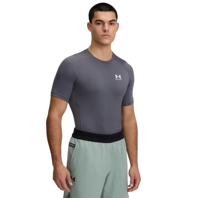 Under Armour UA HG Armour Comp SS-GRY pánské kompresní tričko