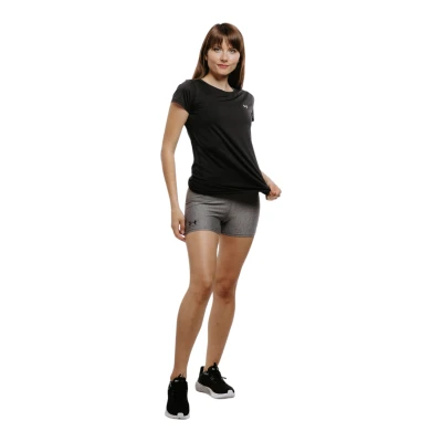 Under Armour UA HG Shorty-GRY dámské tréninkové kraťasy