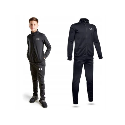 Under Armour UA Knit Track Suit-BLK chlapecká tepláková souprava