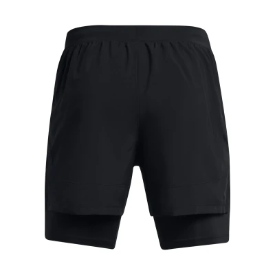 Under Armour UA LAUNCH 5 inch 2-IN-1 SHORTS-BLK pánské tréninkové kraťasy