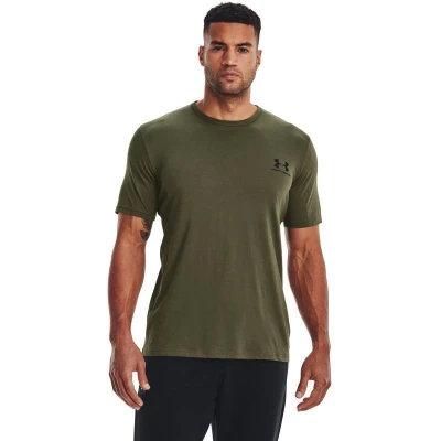 Under Armour UA M SPORTSTYLE LC SS-GRN pánské tričko