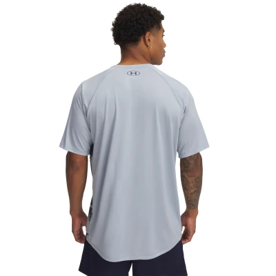 Under Armour UA M TECH FADE SS-BLU pánské tréninkové tričko
