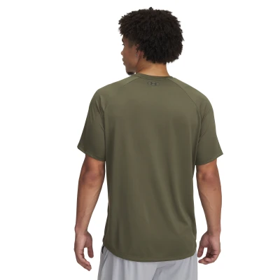 Under Armour UA M TECH PRINT FILL SS-GRN pánské tréninkové tričko