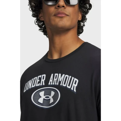 Under Armour UA M WM Locker Tag SS-BLK pánské tričko