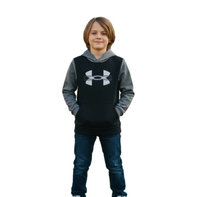 Under Armour UA Rival Flc Cblck Grphc HD chlapecká mikina s kapucí