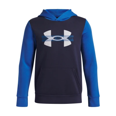 Under Armour UA Rival Flc Cblck Grphc HD chlapecká mikina s kapucí