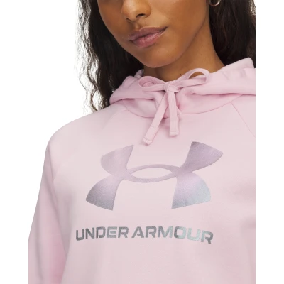 Under Armour UA Rival Flc Shimmer Hdy dámská mikina s kapucí