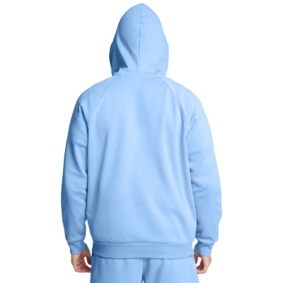 Under Armour UA Rival Fleece FZ Hoodie-BLU pánská mikina na zip