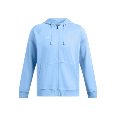 Under Armour UA Rival Fleece FZ Hoodie-BLU pánská mikina na zip
