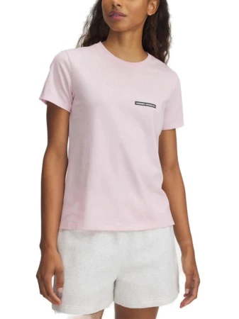 Under Armour UA Rival Outline SS-PNK dámské tričko