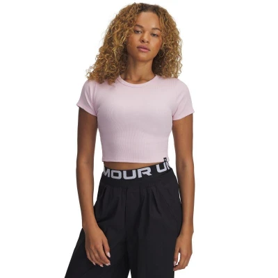 Under Armour UA Rival Rib Baby Tee-PNK dámské tričko