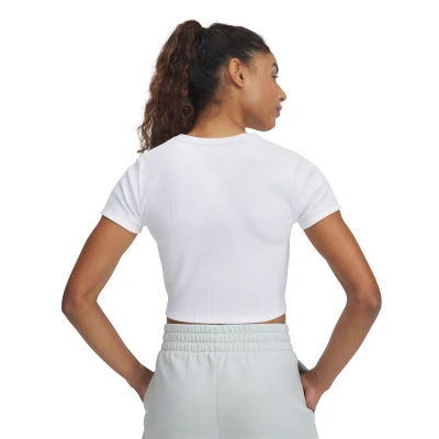 Under Armour UA Rival Rib Baby Tee-WHT dámské tričko