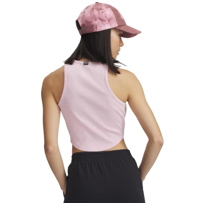 Under Armour UA Rival Rib Tank-PNK dámské tílko