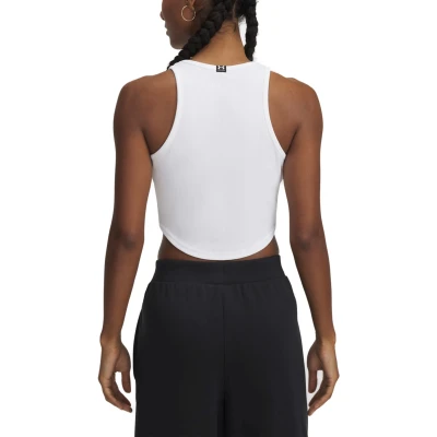 Under Armour UA Rival Rib Tank-WHT dámské tílko