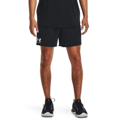 Under Armour UA Rival Terry 6in Short-BLK pánské kraťasy