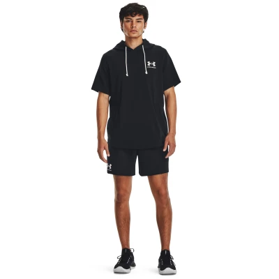 Under Armour UA Rival Terry 6in Short-BLK pánské kraťasy