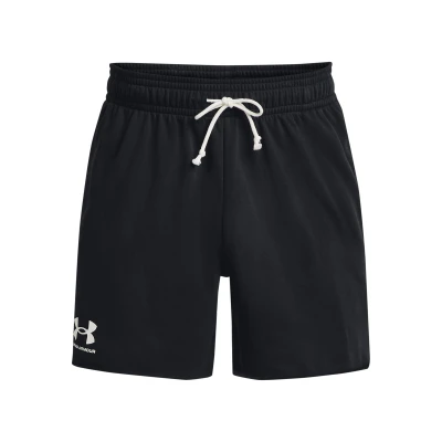 Under Armour UA Rival Terry 6in Short-BLK pánské kraťasy