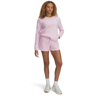 Under Armour UA Rival Terry Short-PNK dámské kraťasy