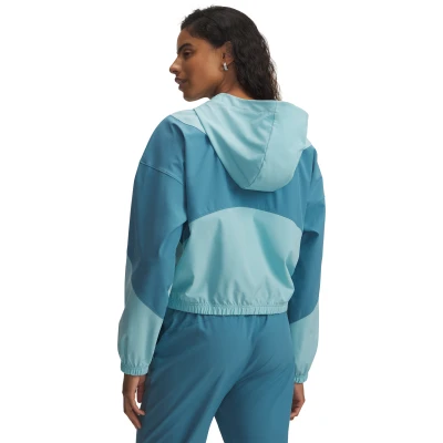 Under Armour UA Rival Woven Jkt HD-BLU dámská bunda
