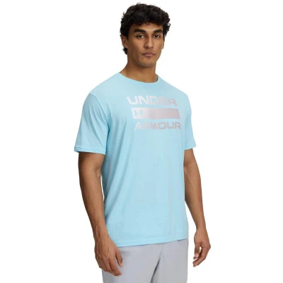 Under Armour UA TEAM ISSUE WORDMARK SS-BLU pánské tričko