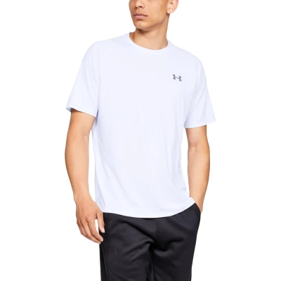 Under Armour UA Tech 2.0 SS Tee-WHT pánské tréninkové tričko