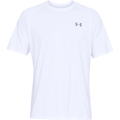 Under Armour UA Tech 2.0 SS Tee-WHT pánské tréninkové tričko
