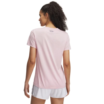 Under Armour UA TECH PTH GRAPHIC SSC-PNK dámské tréninkové tričko