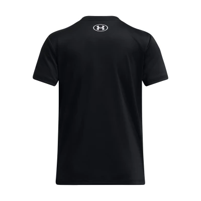 Under Armour UA Tech Wordmark SS-BLK dívčí tričko