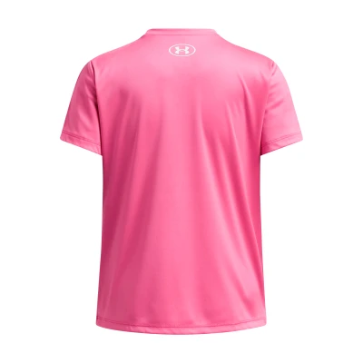 Under Armour UA Tech Wordmark SS-PNK dívčí tričko