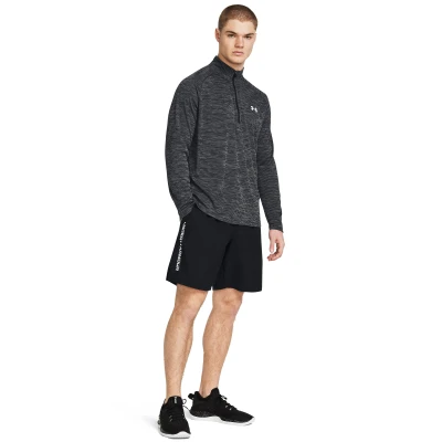 Under Armour UA Tech Woven Wordmark Short-BLK pánské tréninkové kraťasy