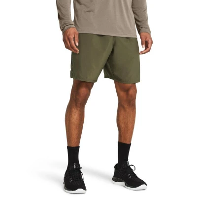 Under Armour UA Tech Woven Wordmark Short-GRN pánské tréninkové kraťasy
