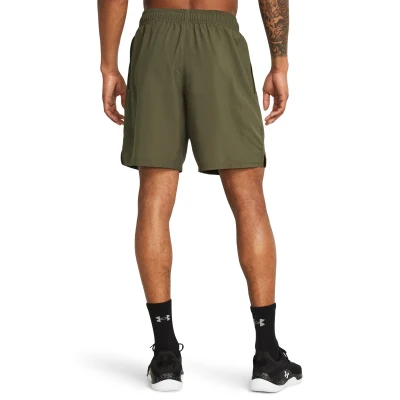 Under Armour UA Tech Woven Wordmark Short-GRN pánské tréninkové kraťasy