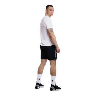 Under Armour UA Tech Woven Wordmark Short-NVY pánské tréninkové kraťasy
