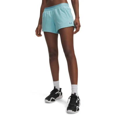 Under Armour UA Vanish Woven 3in Shorts-BLU dámské tréninkové kraťasy