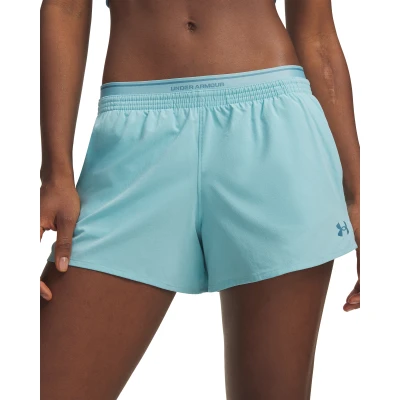 Under Armour UA Vanish Woven 3in Shorts-BLU dámské tréninkové kraťasy