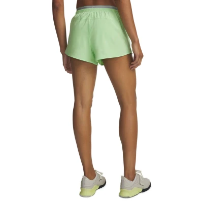 Under Armour UA Vanish Woven 3in Shorts-GRN dámské tréninkové kraťasy