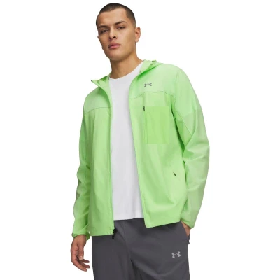 Under Armour UA Velociti Pro Storm Jacket-GRN pánská běžecká bunda