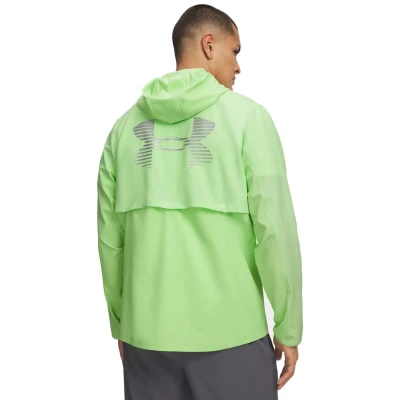 Under Armour UA Velociti Pro Storm Jacket-GRN pánská běžecká bunda