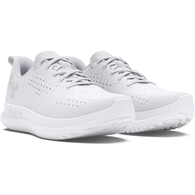 Under Armour UA W Velociti 4 white/white/metallic silver dámské běžecké boty