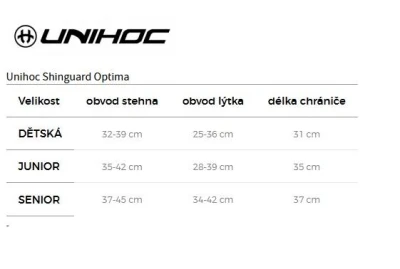 Unihoc Optima 24/25 br.chrániče holení