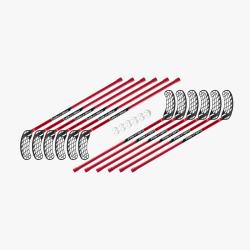 Unihoc sada holí Fighter 35 (12 holí + 6 míčků)