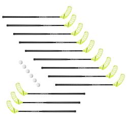Unihoc sada SuperStar 30 (12 hokejok + 6 loptičiek)