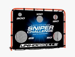 Unihoc Sniper Challenge autobrankář 25/26 POUZE 160x115 cm - černá/modrá (VÝPRODEJ)